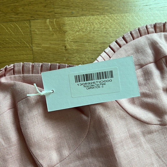 NWT Reformation rima linen two piece skirt set - Picture 9 of 11